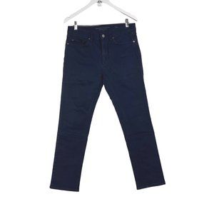 Banana Republic Men's Slim Traveler Pants Navy Blue size 31 x 30